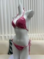 Chanel Corduroy Bikini Three-Piece Set - Image 5