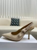 Dior 2024 Spring/Summer Catwalk Style Ribbon Crystal High Heels / Heel Height: 9.5cm - Image 14