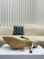 Dior 2024 Spring/Summer Catwalk Style Ribbon Crystal High Heels / Heel Height: 9.5cm - Image 13