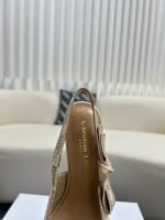 Dior 2024 Spring/Summer Catwalk Style Ribbon Crystal High Heels / Heel Height: 9.5cm - Image 10