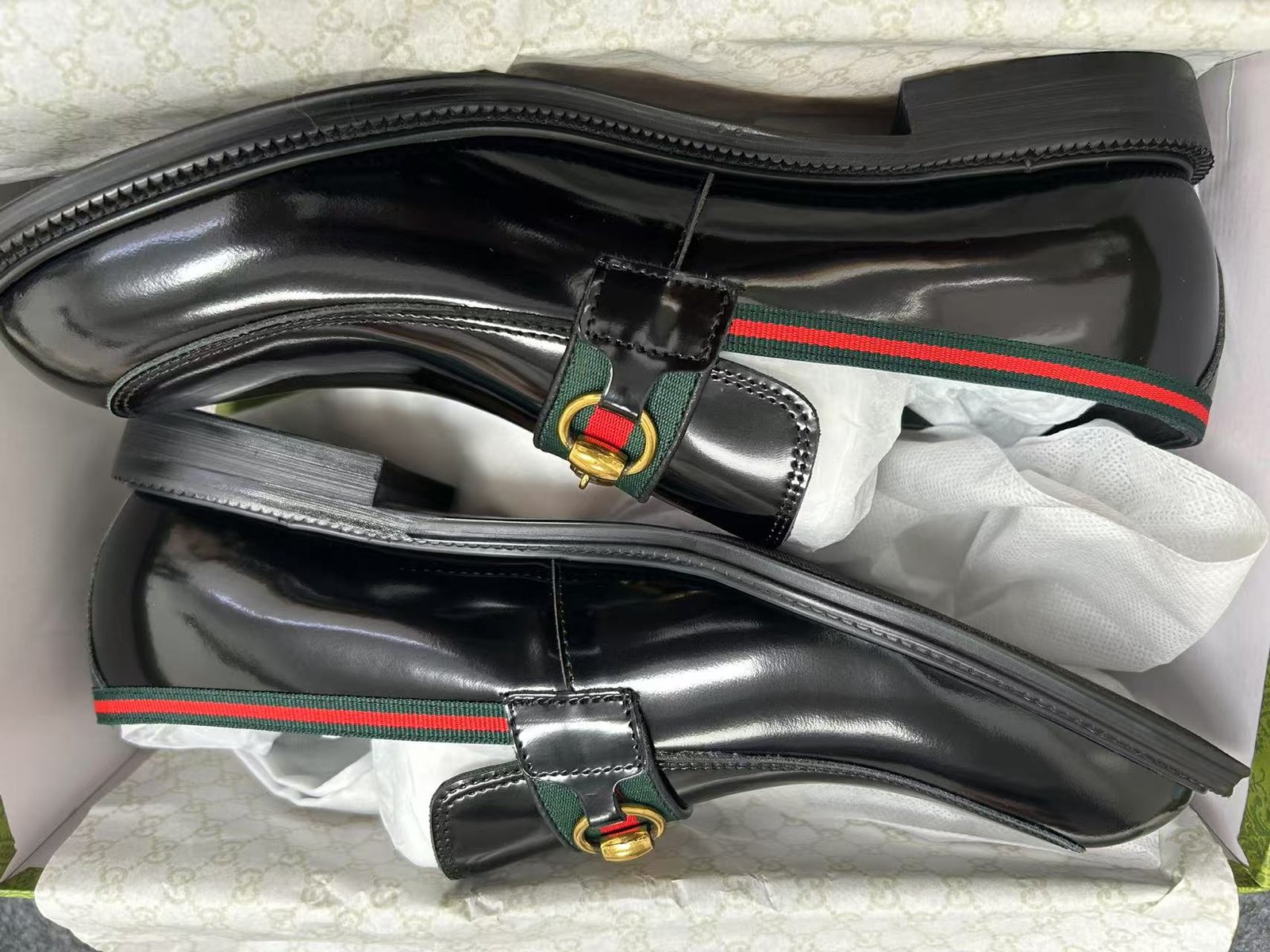 Gucci British style leather shoes photo review