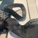 Dior CD embroidered label men's tie, 100% top quality handmade custom - Image 6