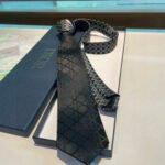 Dior CD embroidered label men's tie, 100% top quality handmade custom - Image 7