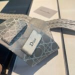 Dior CD embroidered label men's tie, 100% top quality handmade custom - Image 6