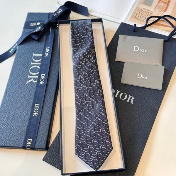Dior Men's New Tie, 100% Top Handcrafted Customization