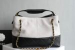 Chanel 𝟮𝟱𝗔 shopping bag𝗁𝗈𝖻𝗈 small size gray and black - Image 2