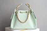 Chanel 𝟮𝟓𝐒 𝐁𝐚𝐠 Hippie Shopping Bag Small Mint Green - Image 2