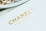 Chanel 𝟮𝟓𝐒 𝐁𝐚𝐠 Hippie Shopping Bag Small Mint Green - Image 5