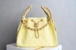 Chanel 𝟮𝟓𝐬𝐁𝐚𝐠 Hippie Shopping Bag Small Chick Yellow