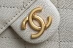 Chanel 𝟮𝟱𝐒𝐁𝐚𝐠 Hippie Shopping Bag Small Size Apricot - Image 6