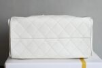 Chanel 𝟮𝟱𝐒𝐁𝐚𝐠 Hippie Shopping Bag Small White - Image 8