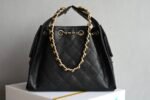 Chanel 𝟮𝟱𝐒𝐁𝐚𝐠 Hippie Shopping Bag Small Black - Image 2