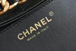 Chanel 𝟮𝟱𝐒𝐁𝐚𝐠 Hippie Shopping Bag Small Black - Image 5
