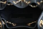 Chanel 𝟮𝟱𝐒𝐁𝐚𝐠 Hippie Shopping Bag Small Black - Image 4