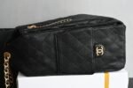 Chanel 𝟮𝟓𝐒 Hippie Shopping Bag Medium Black - Image 4
