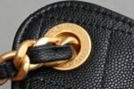 Chanel 𝟮𝟓𝐒 Hippie Shopping Bag Medium Black - Image 6