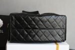 Chanel 𝟮𝟱𝗰 Early Spring 𝐁𝐚𝐠 Hippie Shopping Bag Large Black - Image 3