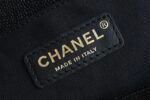 Chanel 𝟐𝟓𝐏 Double Pocket Frog Vintage Backpack Black Medium - Image 4