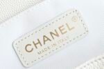 Chanel 𝟐𝟓𝐏 Double Pocket Frog Vintage Backpack White Medium - Image 4