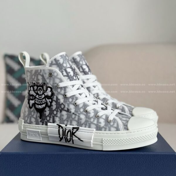 DIOR B23 High-Top Canvas Shoes