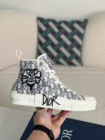 DIOR B23 High-Top Canvas Shoes - Image 10