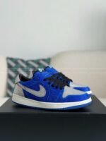 Jordan 1 Hand-Set Rhinestones Low Sneakers