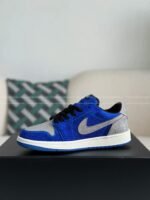 Jordan 1 Hand-Set Rhinestones Low Sneakers - Image 11