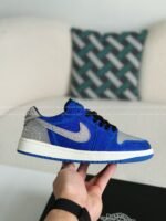 Jordan 1 Hand-Set Rhinestones Low Sneakers - Image 9