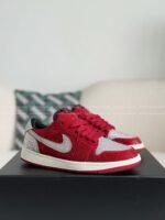 Jordan 1 Hand-Set Rhinestones Low Sneakers