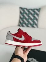 Jordan 1 Hand-Set Rhinestones Low Sneakers - Image 9