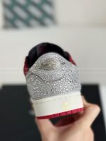 Jordan 1 Hand-Set Rhinestones Low Sneakers - Image 4