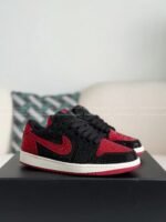 Jordan 1 Hand-Set Rhinestones Low Sneakers  