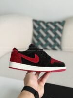 Jordan 1 Hand-Set Rhinestones Low Sneakers   - Image 9