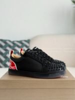 Christian Louboutin Faux Suede Sneakers
