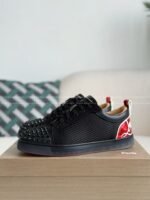 Christian Louboutin Faux Suede Sneakers - Image 2
