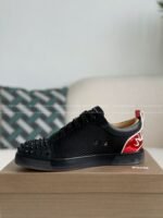Christian Louboutin Faux Suede Sneakers - Image 10