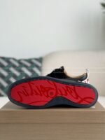 Christian Louboutin Faux Suede Sneakers - Image 9