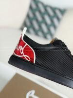 Christian Louboutin Faux Suede Sneakers - Image 7