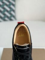 Christian Louboutin Faux Suede Sneakers - Image 6