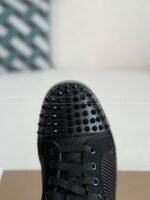 Christian Louboutin Faux Suede Sneakers - Image 5