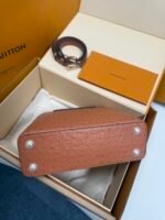 Louis Vuitton Capucines BB Ostrich Leather Handbag Model: M24714 Size: 27cm*18cm*9cm - Image 12