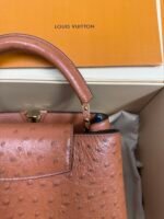 Louis Vuitton Capucines BB Ostrich Leather Handbag Model: M24714 Size: 27cm*18cm*9cm - Image 10
