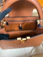 Louis Vuitton Capucines BB Ostrich Leather Handbag Model: M24714 Size: 27cm*18cm*9cm - Image 6