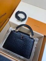 Louis Vuitton Capucines BB Ostrich Leather Handbag Model: M24714 Size: 27cm*18cm*9cm - Image 2
