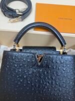 Louis Vuitton Capucines BB Ostrich Leather Handbag Model: M24714 Size: 27cm*18cm*9cm - Image 4