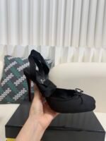 Christian Louboutin Ballet Bow Pumps Heel Height: 10cm - Image 7