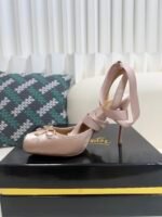 Christian Louboutin Ballet Bow Pumps Heel Height: 10cm - Image 5