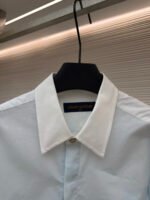 LOUIS VUITTON24SS printed cotton poplin long sleeved shirt - Image 9