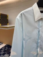 LOUIS VUITTON24SS printed cotton poplin long sleeved shirt - Image 8