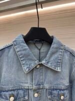 LOUIS VUITTON adhesive letter denim jacket - Image 9